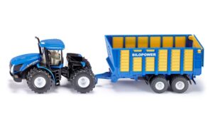 Siku New Holland traktor med fodervogn