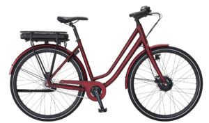 E-Fly Via N7 Forhjulsmotor elcykel – Mat Bourgogne