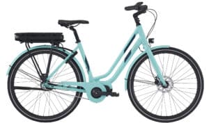 E-Fly Via N7 Centermotor elcykel – Mat Aqua