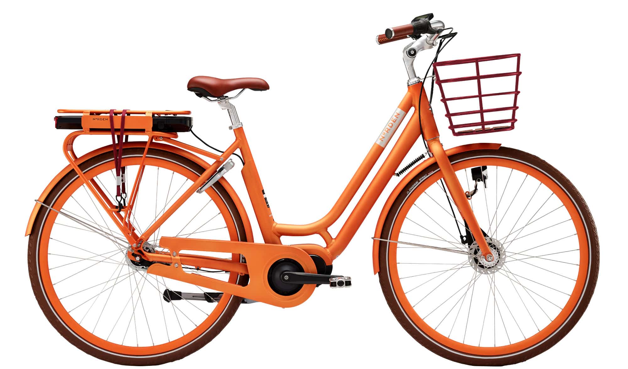 Norden Ellinor Centermotor - Mat Orange