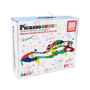 PicassoTiles Magnetisk Racerbane 50 dele