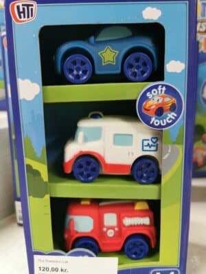 Tiny Teamsterz 3 pk – racer-brandbil-ambulance
