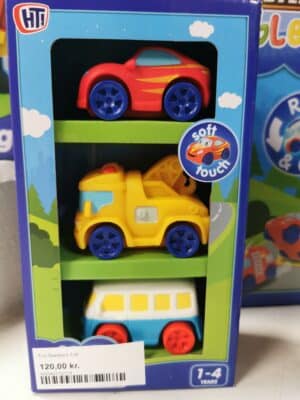 Tiny Teamsterz 3 pk – racer-kranbil-bus