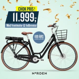 Norden Ellinor Forhjulsmotor – Shiny Black