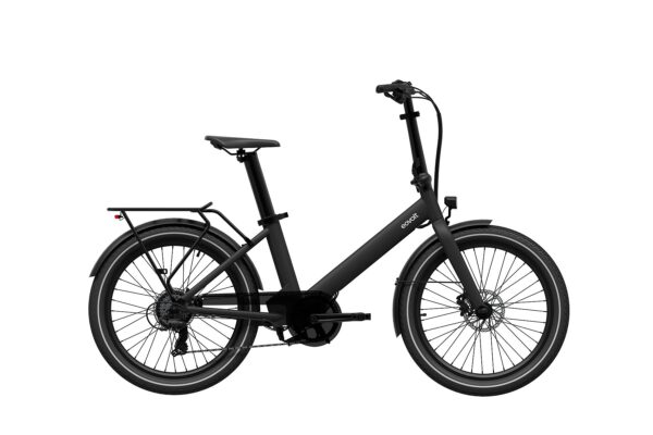 Eovolt Evening 24″ kompakt elcykel - Sort