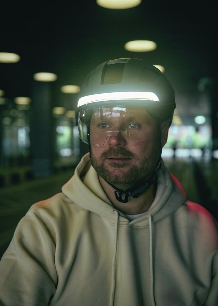 ABUS Hyp-E Visir til cykelhjelm - Clear - Image 2