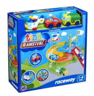Tiny Teamsterz Raceway + 3 soft-biler