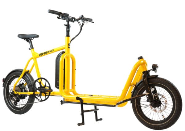 Super Bicycles Super Mighty kompakt el-ladcykel - Gul - Image 2