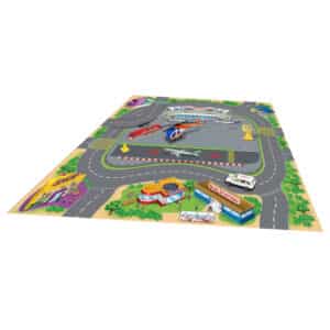 Junior Driver Blødt Legetæppe inkl. 2 Køretøjer