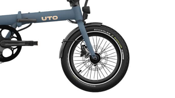 UTO OG16 foldbar elcykel - Satin Blue - Image 7