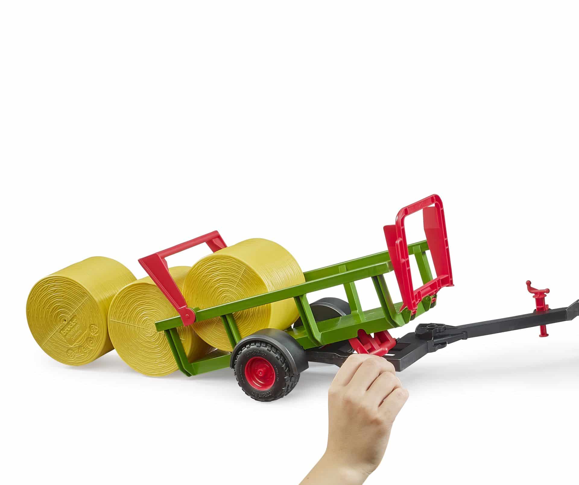 Bruder Rundballeopsamler med 3 rundballer - Image 2