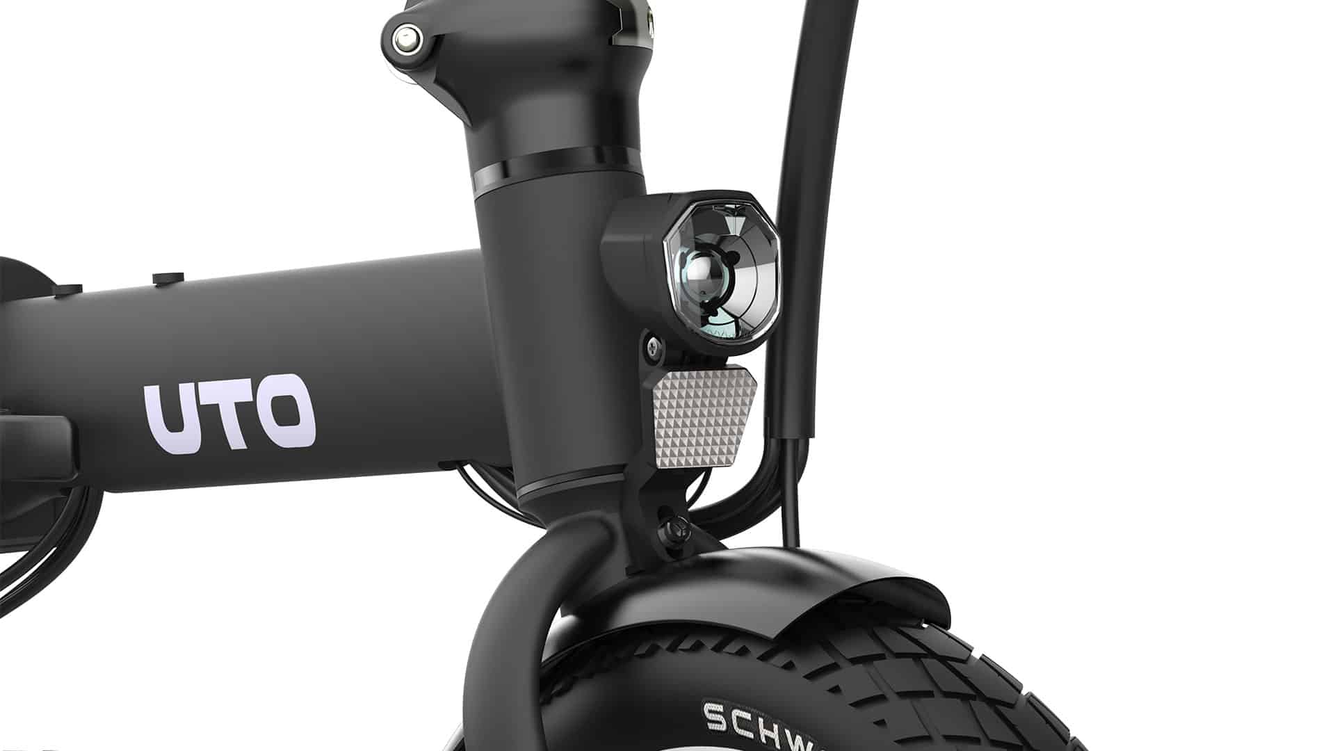 UTO OG16 foldbar elcykel - Onyx Black - Image 3